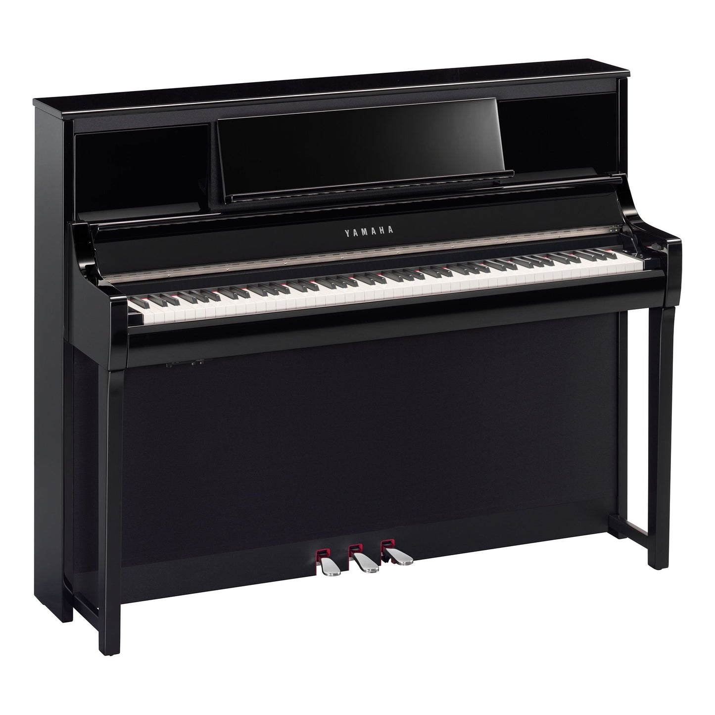 CSP295 - Tall cabinet, tablet-controlled smart piano with bench