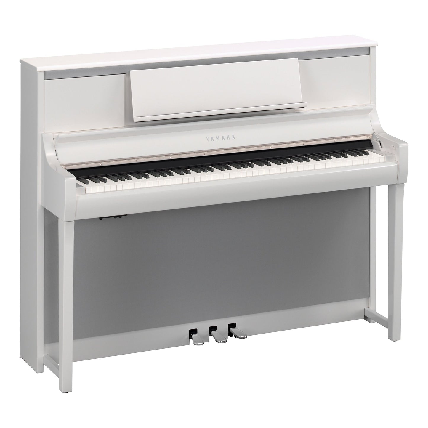 CSP295 - Tall cabinet, tablet-controlled smart piano with bench